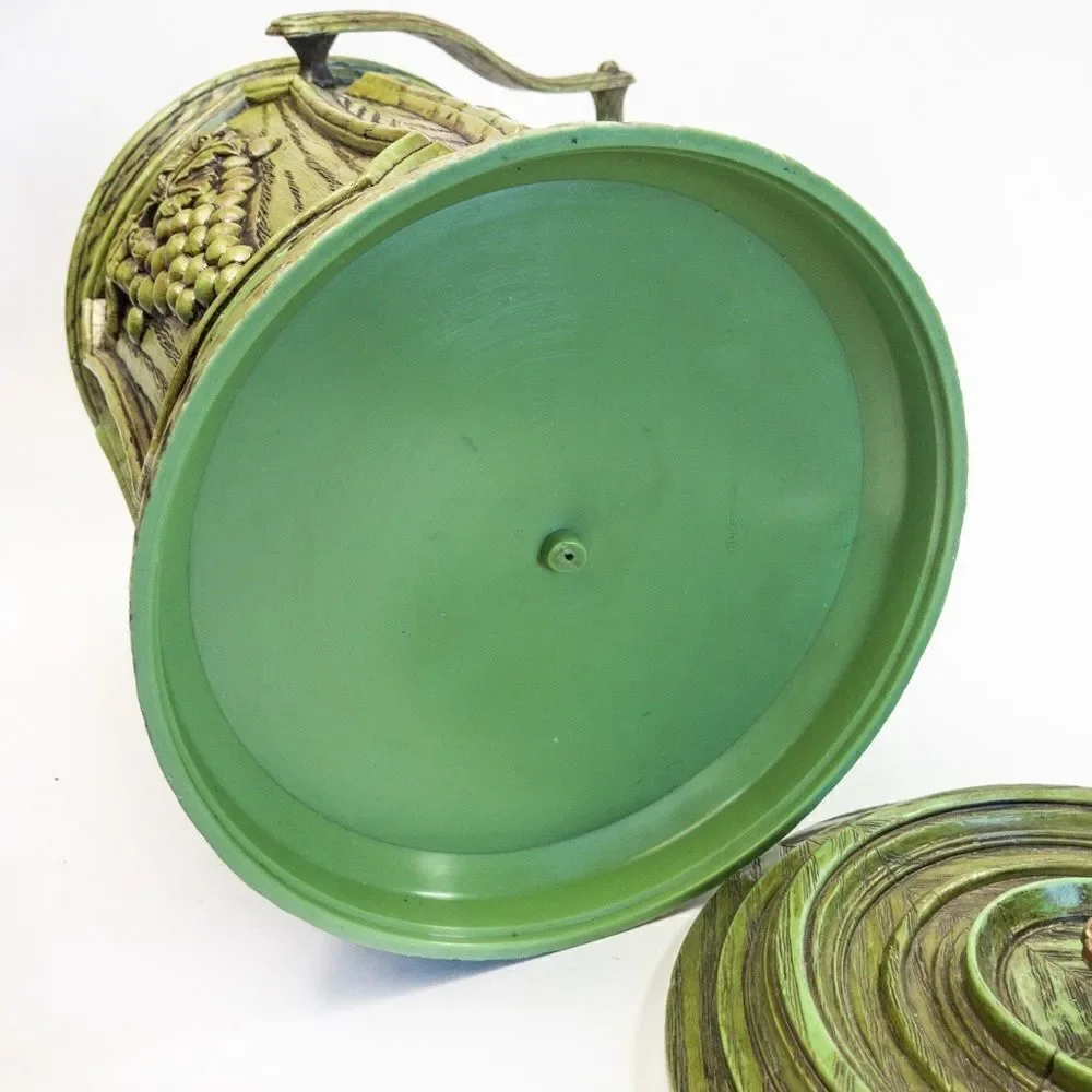 Vintage Chinoiserie Plastic Ice Bucket